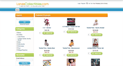 Desktop Screenshot of lanescollectibles.com